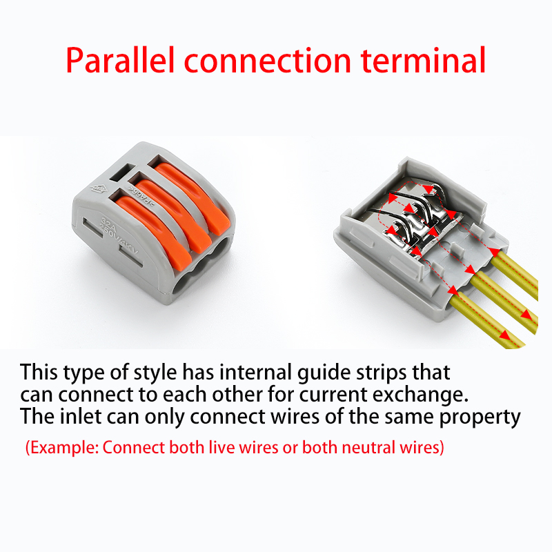 Terminal de conexión en paralelo