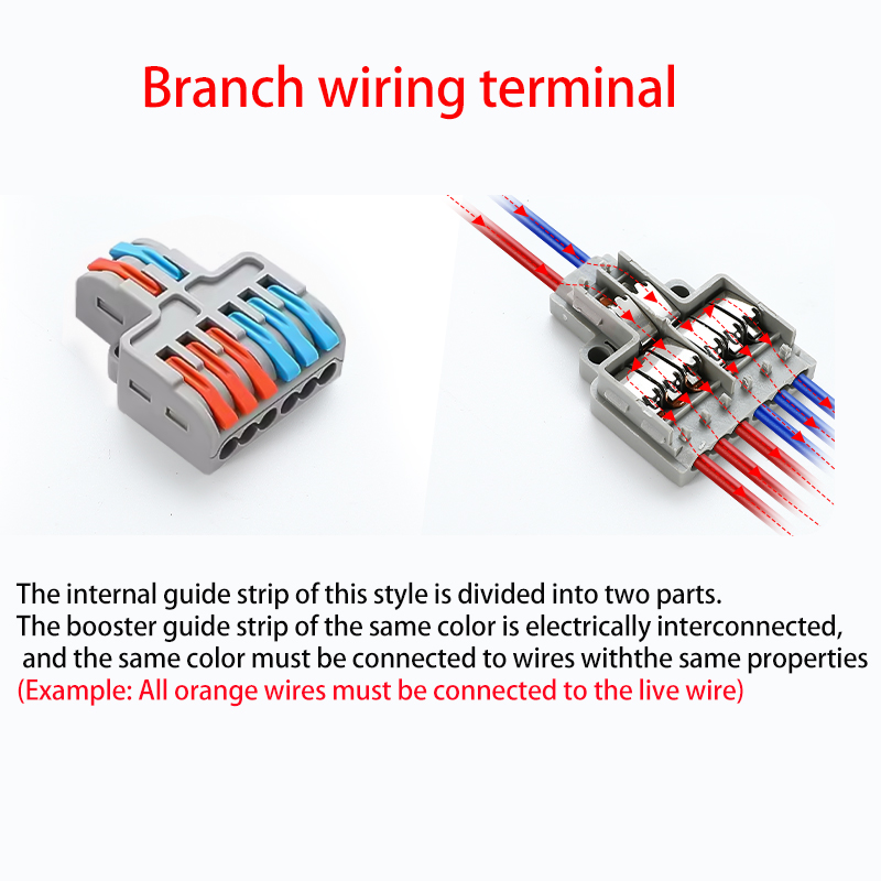 Terminal de cableado derivado