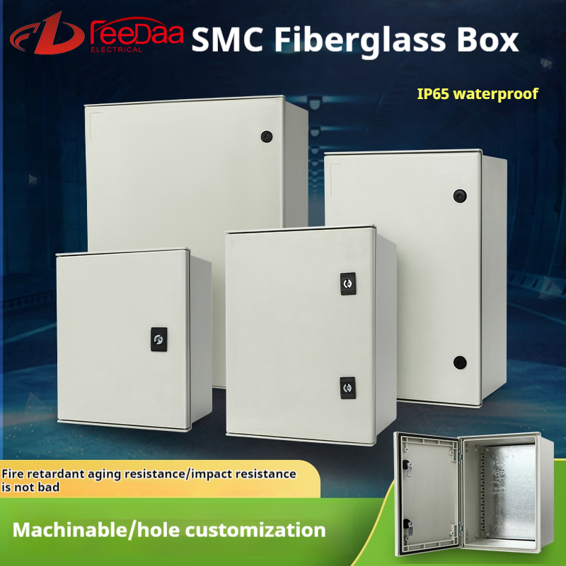 Caja de acero de vidrio de fibra