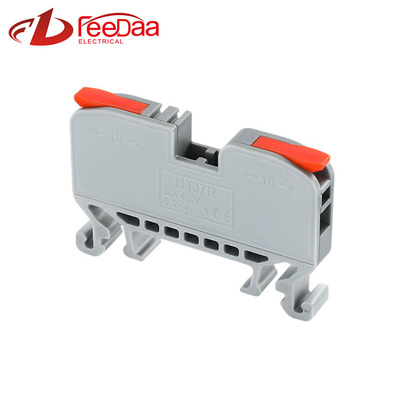 Conectores de cable de alambre rápido 1 en 1 out utj7r
