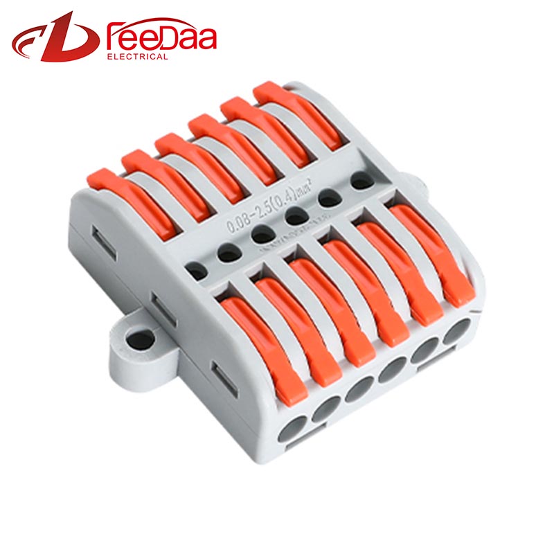 Conectores de cable de cable rápido 6 en 6 Out UTJ13-266G