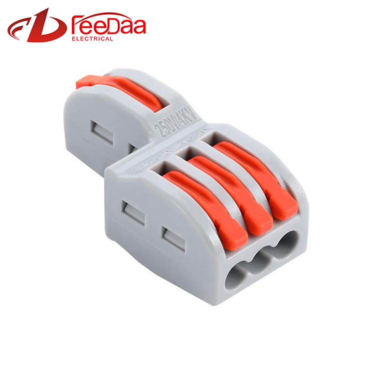 Mini conector de cable rápido 1 entrada y salida múltiple | 1 en 3 fuera 13A