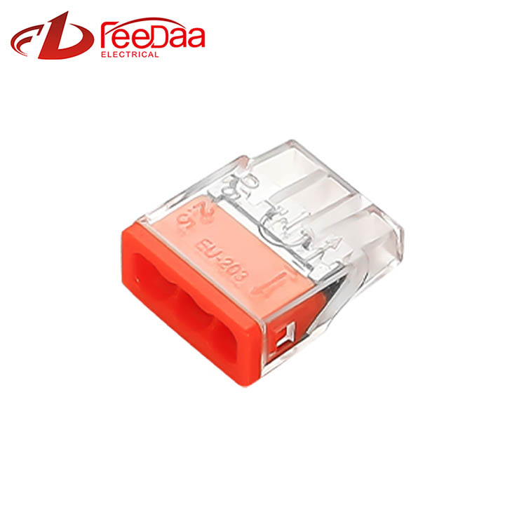 Conector de cable rápido serie WAGO 2273 | 1 en 2 fuera EU-203