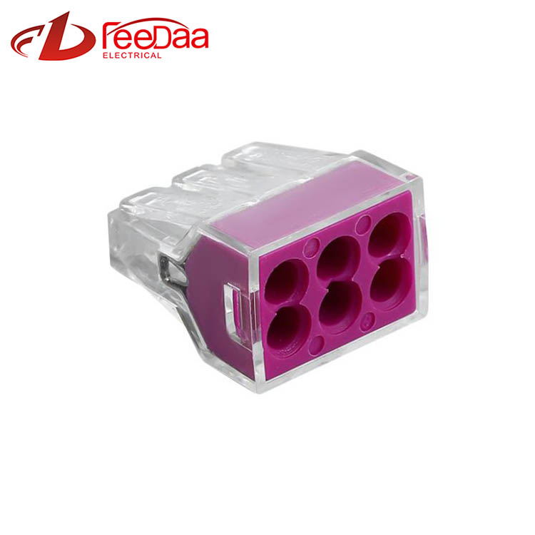 Conector de cable rápido serie WAGO 773 | 1 en 5 salidas PCT-106