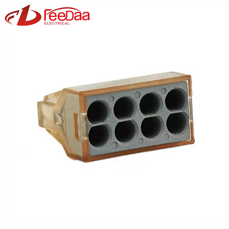 Conector de cable rápido serie WAGO 773 | 1 en 7 salidas PCT-608